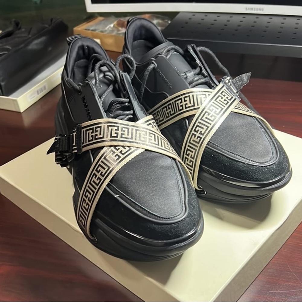 Bbold strap low top sneakers Balmain